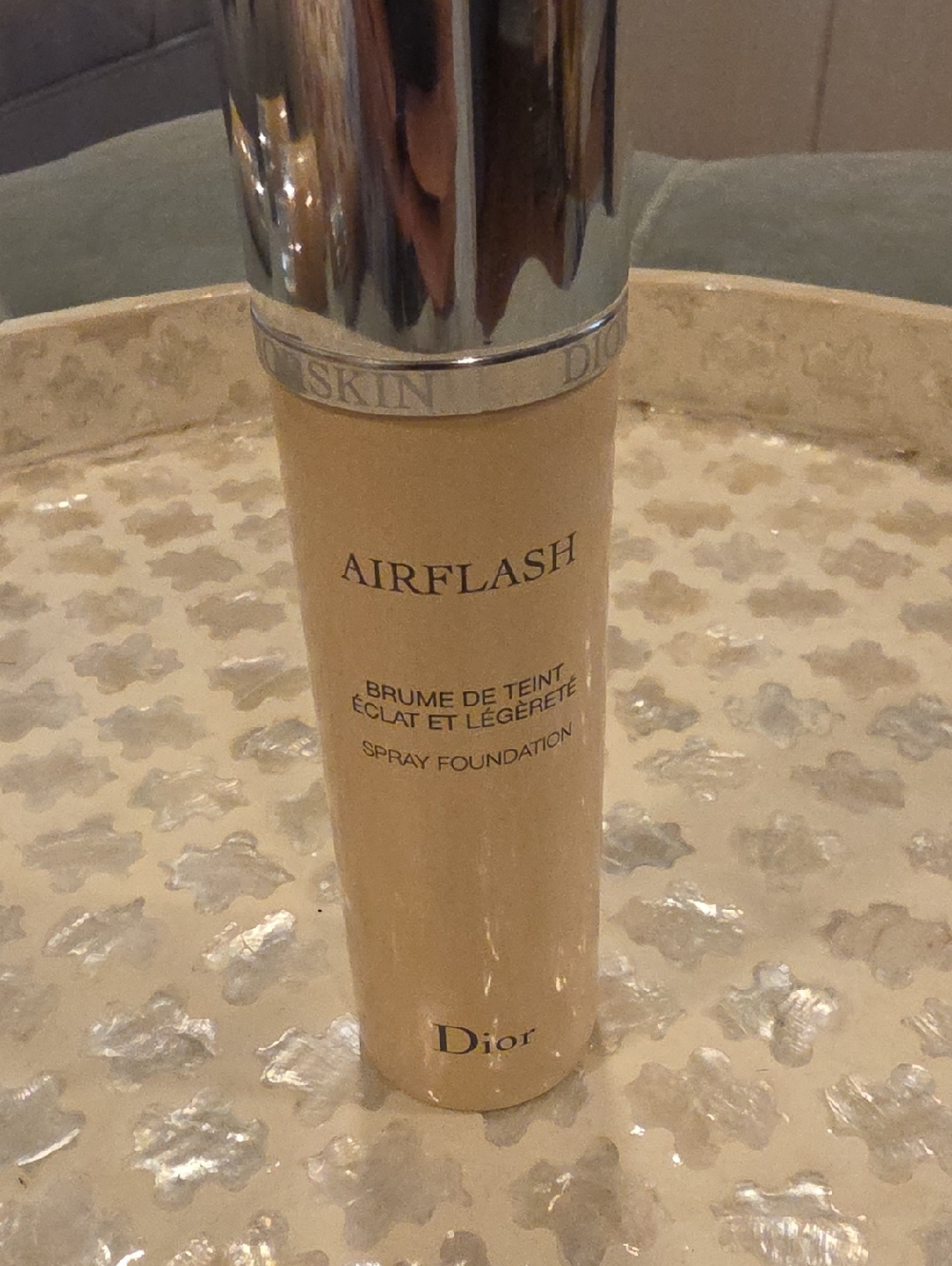 Dior Airflash Spray Foundation - Beige with Silver Cap